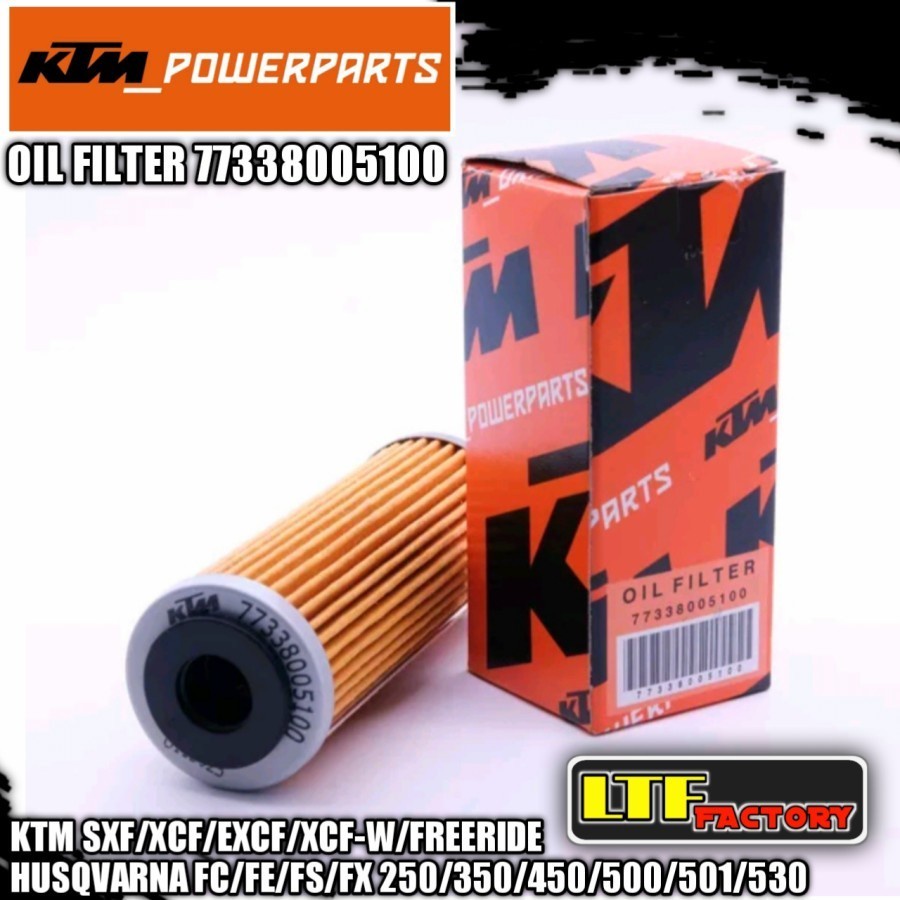 4PK Oil Filter 77338005100 Compatible With KTM EXCF 250 350 450 200 530 Sxf 250 350 450 505 2008 2022 Husqvarna Fe 450 2017