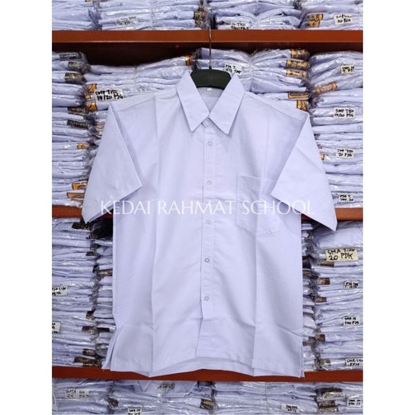 Jual Cod Baju Kemeja Putih Polos Pdh Pria Pns Guru Formal Dinas Seragam