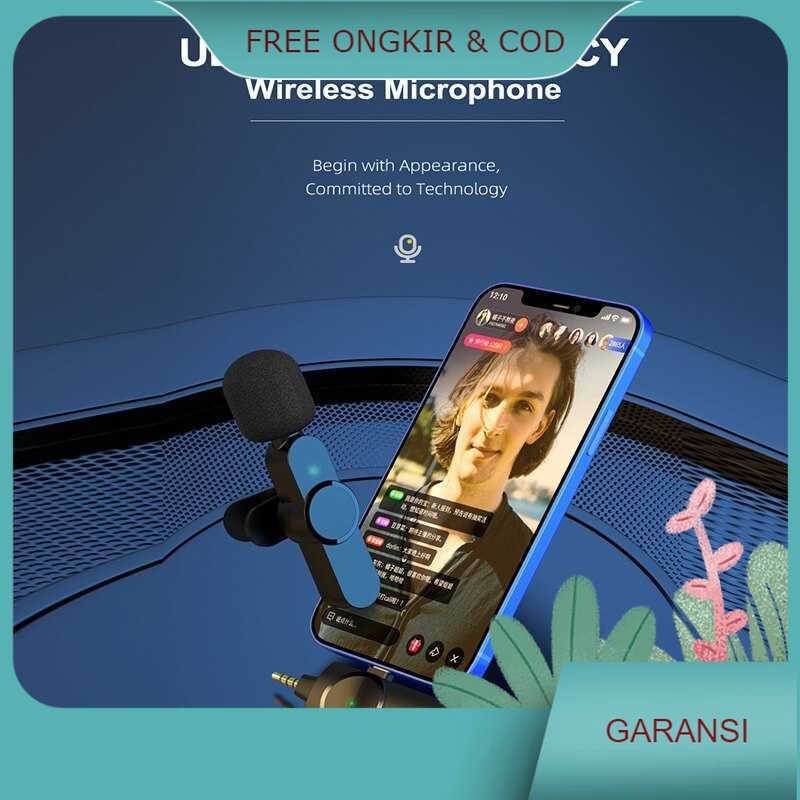 Jual Super Promo Clip On Mic Wireless Microphone Mini Noice Reduction ...