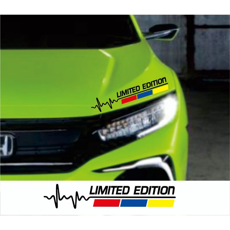 Jual promo stiker mobil sticker cutting limitied edition buat kap mobil ...