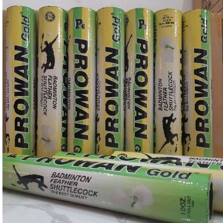 Jual shuttlecock prowan gold hijau original | Shopee Indonesia