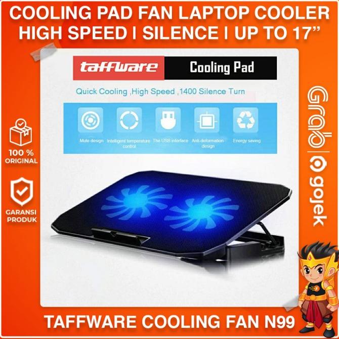 Jual TAFFWARE N99 Cooling Pad Double Fan Laptop Stand Coolingpad Cooler