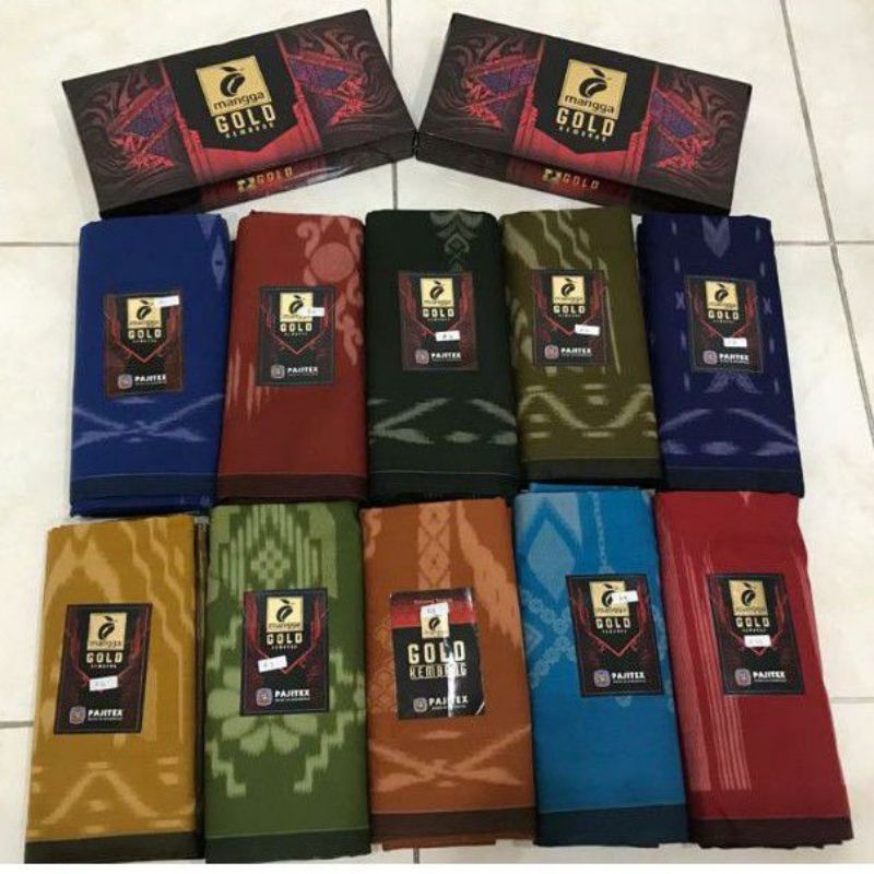 Jual Sarung mangga gold kembang original cocok buat sholat dan buat ...