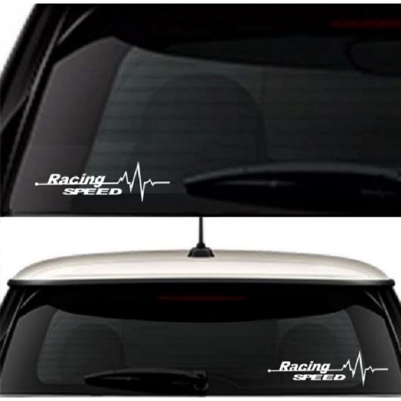 Jual Stiker Racing Speeed Cutting sticker kaca mobil | Shopee Indonesia