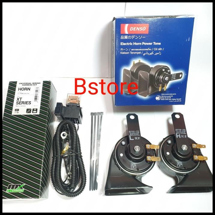 Jual 1 SET KLAKSON KEONG + RELAY SET ORIGINAL DENSO 12V (MOTOR & MOBIL