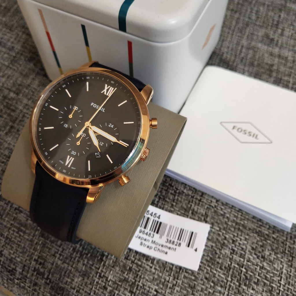 Jual Fossil FS5454 Original Jam Tangan Pria Neutra Chronograph FS 5454 Shopee Indonesia