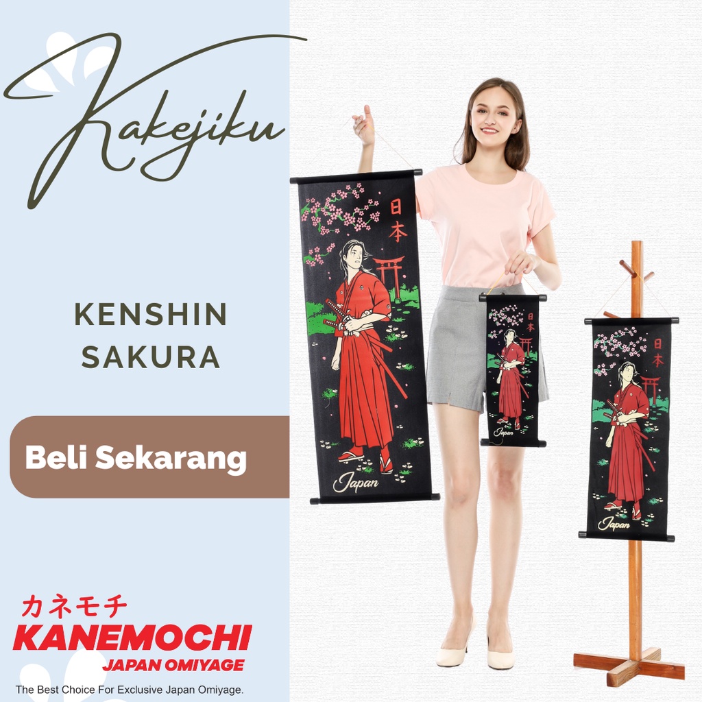 Jual Kanemochi Kakejiku Kenshin Hiasan Dinding Jepang Hanging