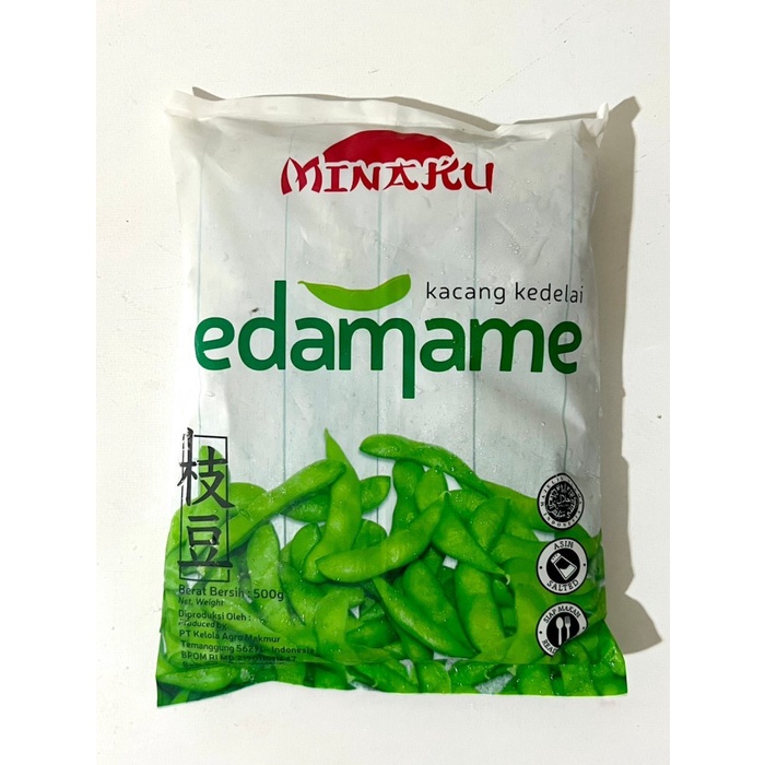 Jual Minaku Edamame Kacang Kedelai 500gr Shopee Indonesia