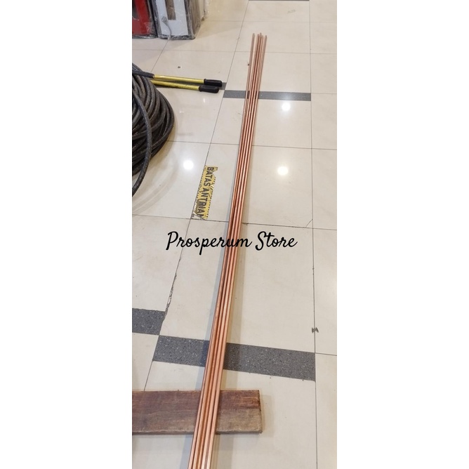 Jual Grounding Rod 5/8 X 3 Meter / Copper Rod 5/8 X 3 Meter / Tembaga