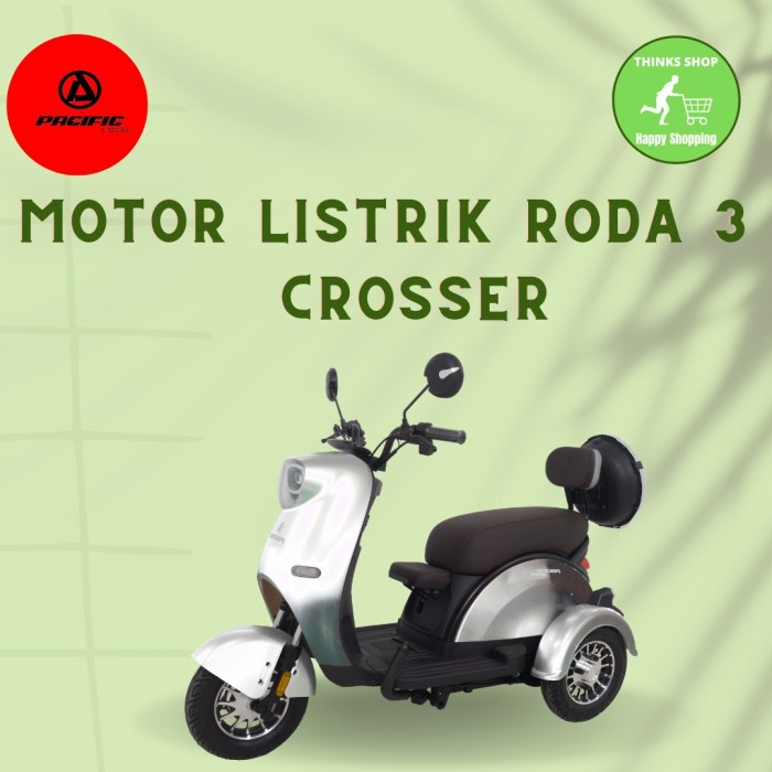 Jual Sepeda Listrik Roda Motor Listrik Crosser Croser Kroser Pacific Shopee Indonesia