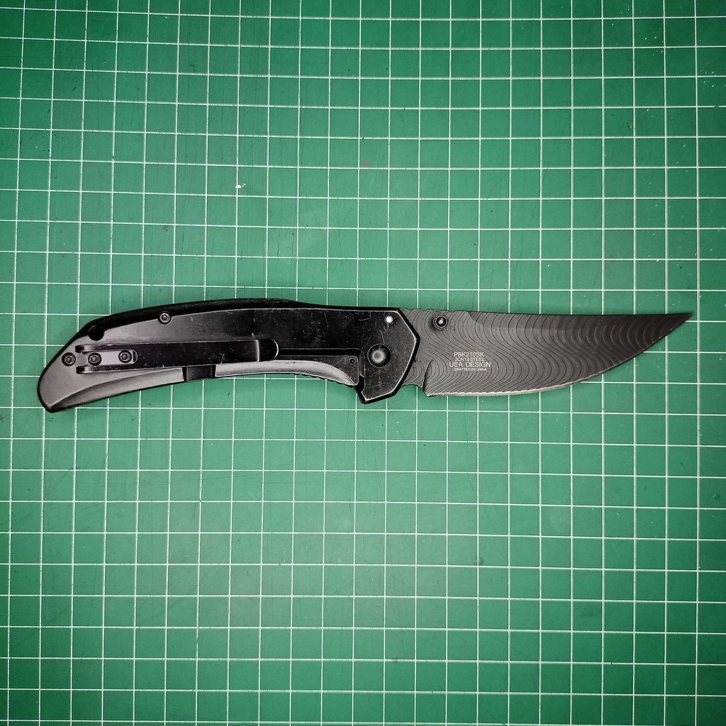 Jual Buckshot spring assisted folding knife black blade tactical combat ...
