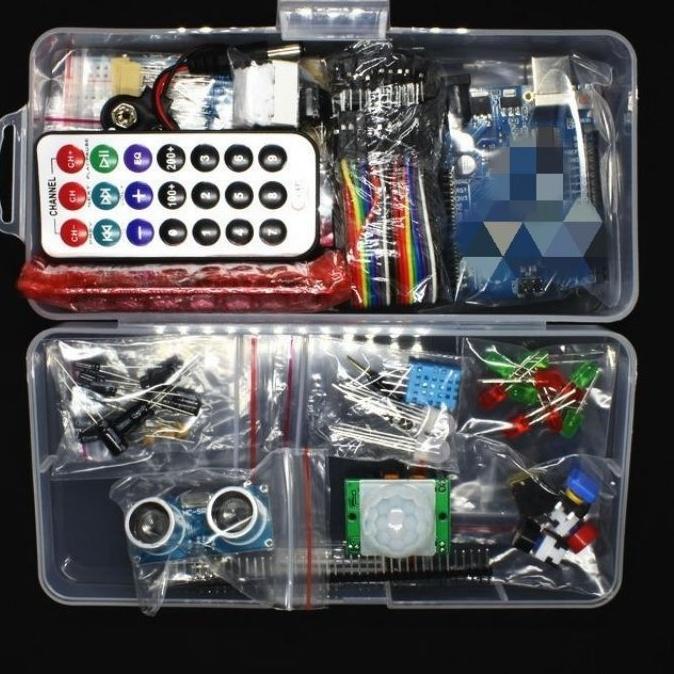 Jual Harga Bersahabat.. Arduino Uno R3 Dip Kit Advance Paket Pemula ...