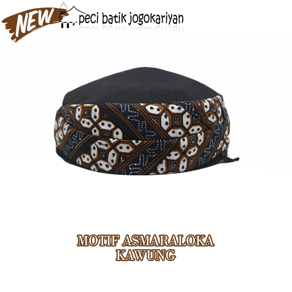 Jual Peci Batik Jogokariyan Terbaru Motif Batik Asmaraloka Kawung Shopee Indonesia