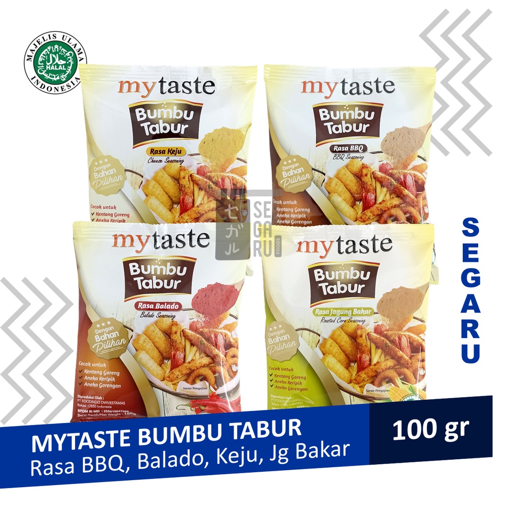 Jual MyTaste Bumbu Tabur Kentang Goreng Rasa BBQ Keju Balado Jagung ...