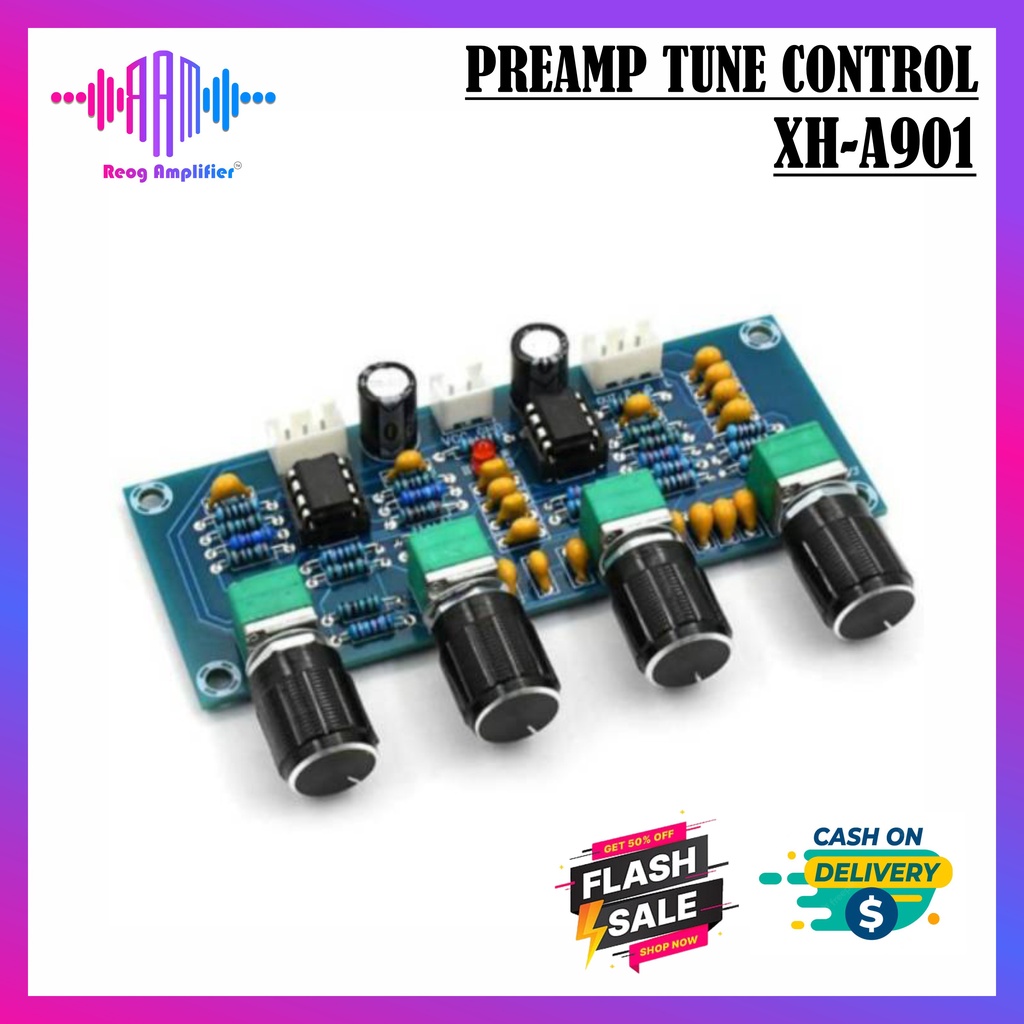 Jual XH-A901 PREAMP TUNE CONTROL NE5532 HI-FI CLASS LOW NOISE PRE ...