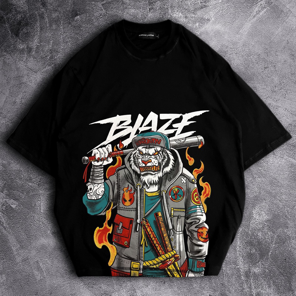 Jual Oversize Baju Kaos Oversize Oversize T Shirt Blaze Shopee Indonesia