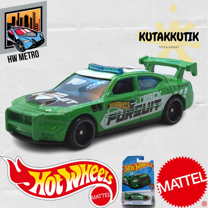 Jual Hot Wheels Mobil Polisi Dodge Charger Drift Hijau Lot C 2023 Hw Metro Shopee Indonesia