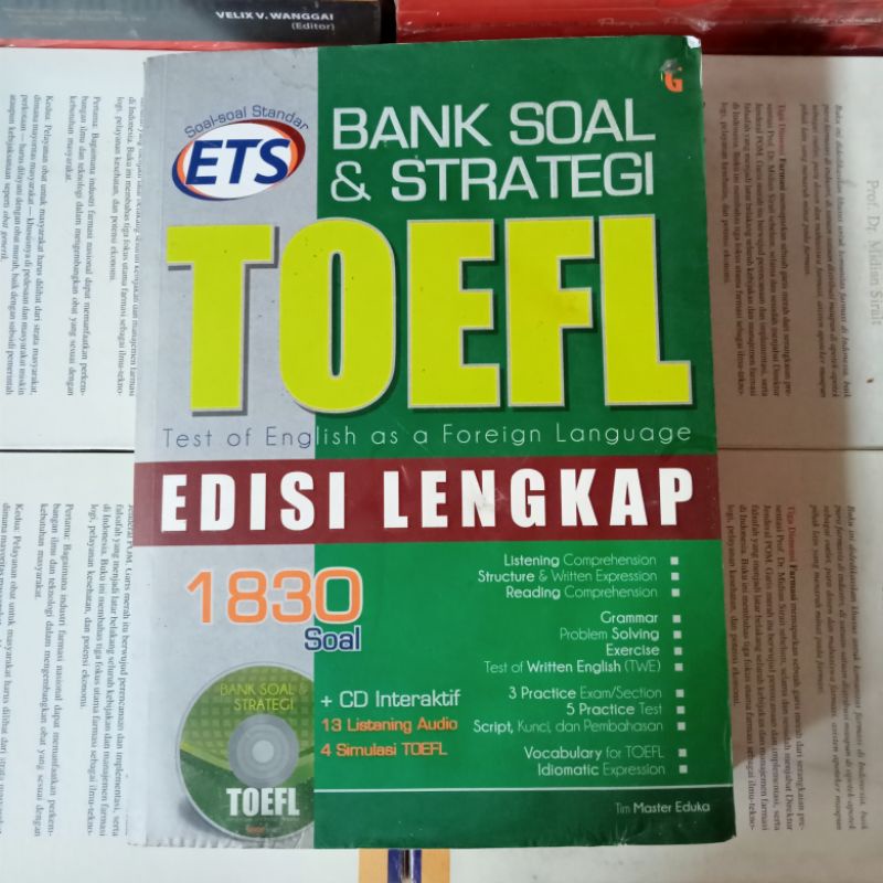 Jual BANK SOAL & TOEFL EDISI LENGKAP 1830 SOAL | Shopee Indonesia