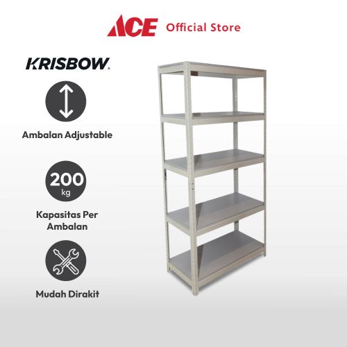 Jual Ace Krisbow X X Cm Rak Besi Tingkat Putih Storage Rack