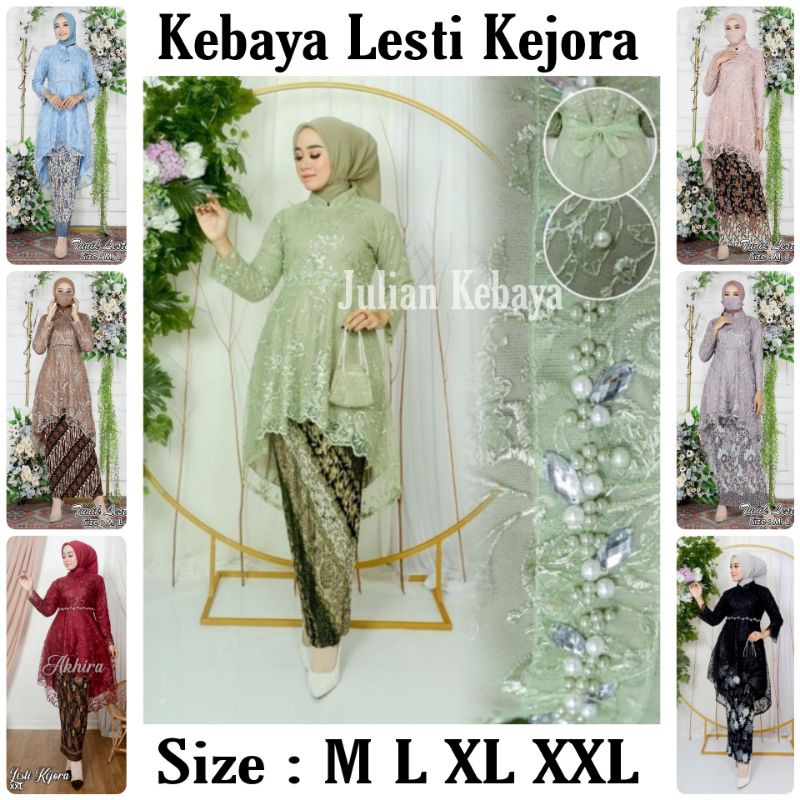 Jual ATASAN KEBAYA MODERN / KEBAYA TUNIK LESTI KEJORA / SET KEBAYA