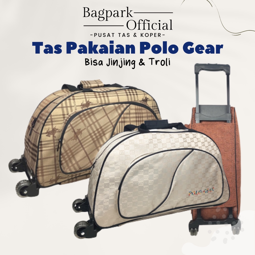 Jual Tas Pakaian Polo Gear Troli Polo Gear Travel Bag Tas Mudik Tas