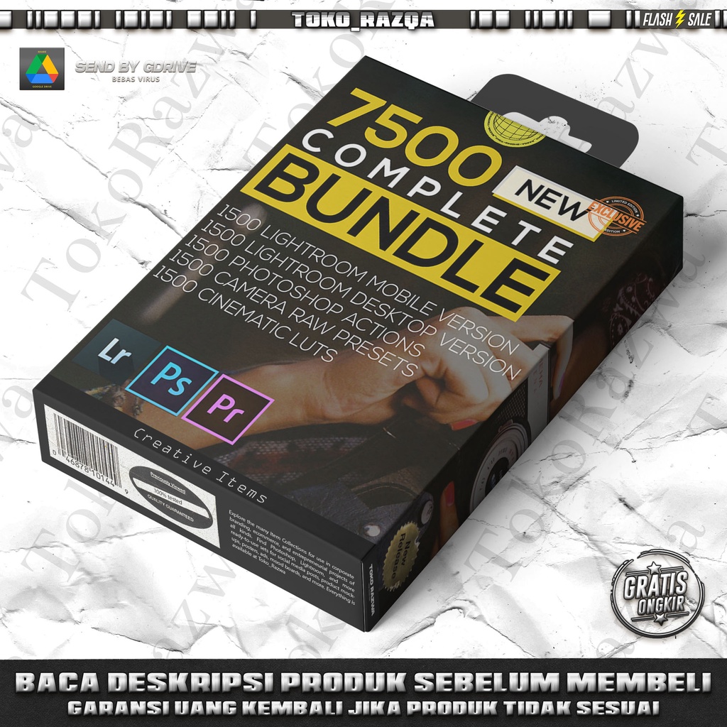 Jual 7500 Presets Lightroom Premiere Pro DNG / XMP