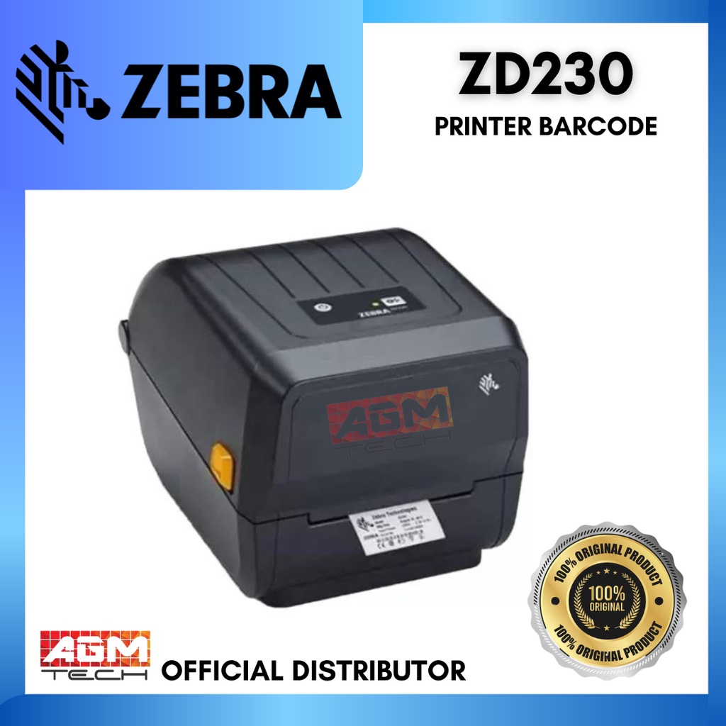 Jual PRINTER BARCODE ZEBRA ZD230 Thermal Transfer Label Desktop Printer