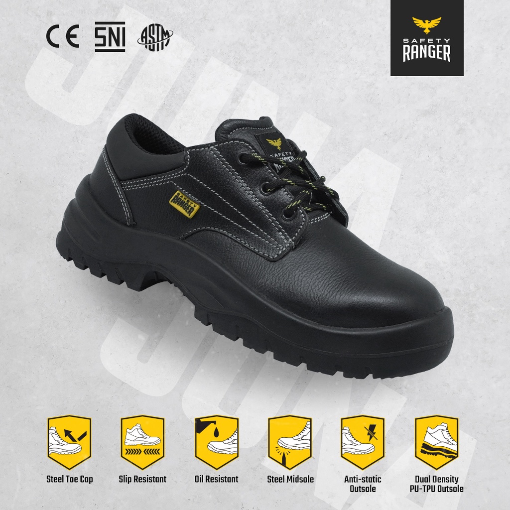 Jual Sepatu Safety Ranger JUNA (SR-02) PU/TPU Safety Shoes | Shopee ...