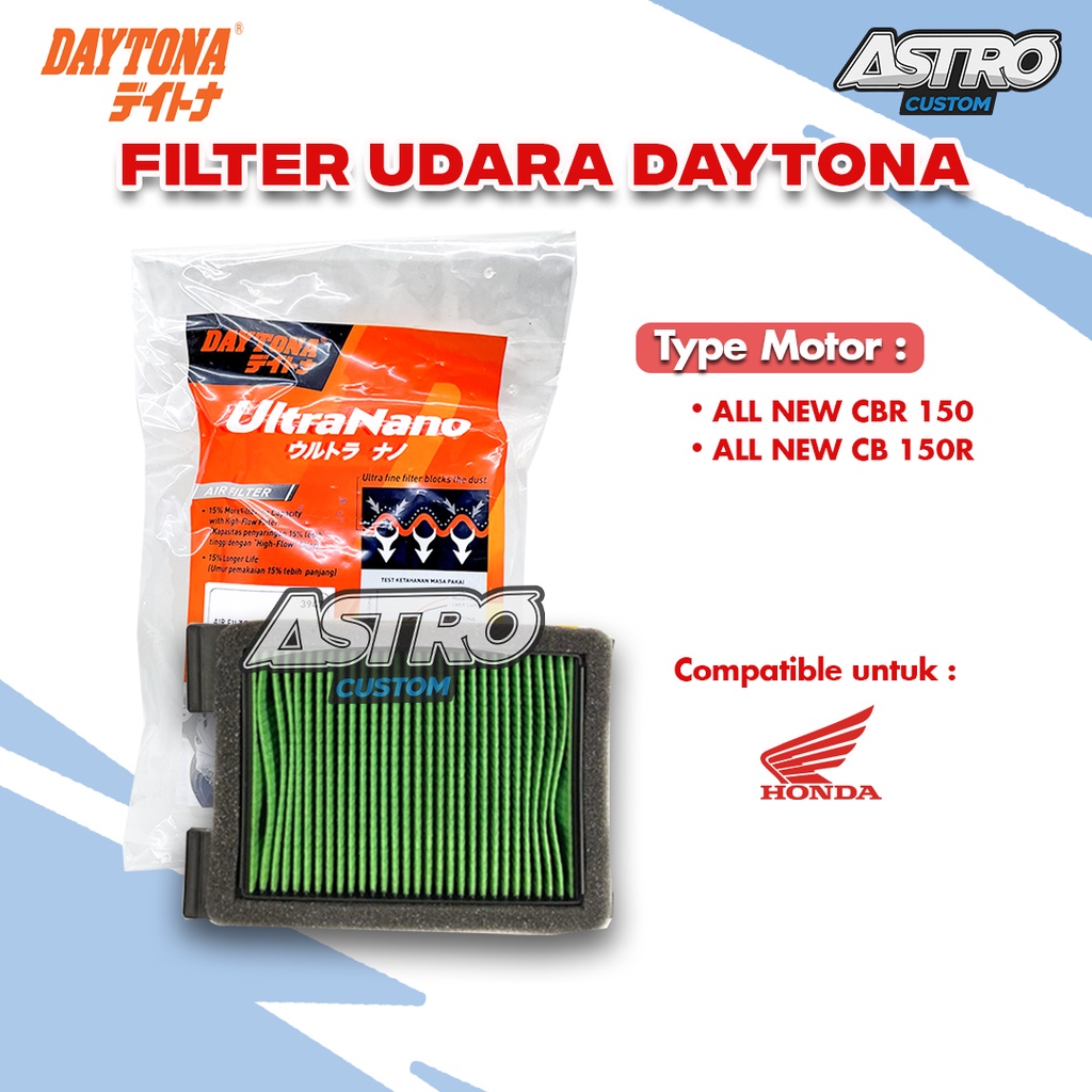 Jual Filter Udara Daytona New Cbr Led Cb R Led Ultranano Air Filter Saringan Udara Racing