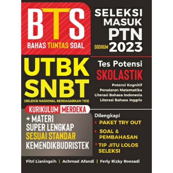 Jual BUKU BTS : BAHAS TUNTAS SOAL UTBK SNBT (Seleksi Nasional ...