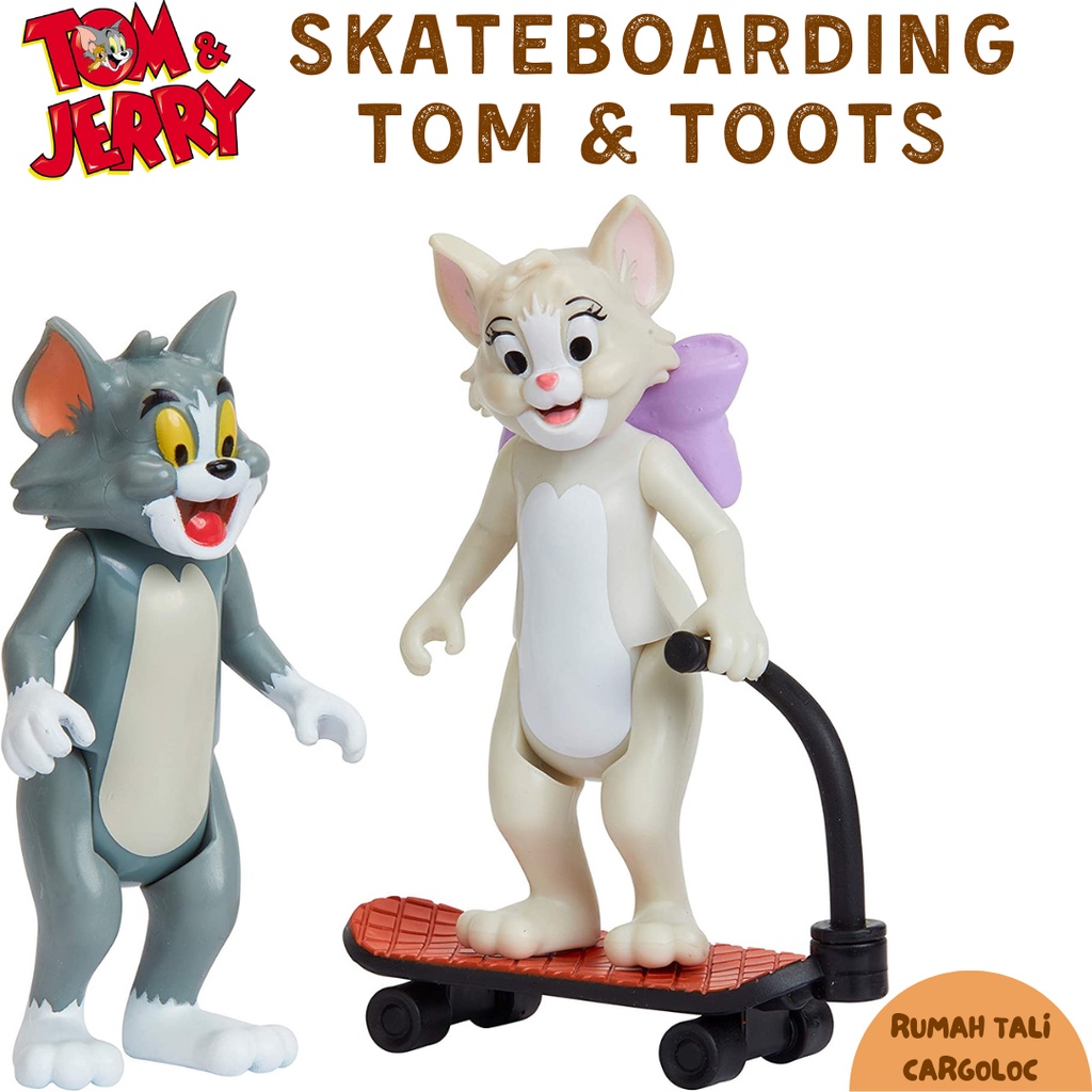 Jual TOM & JERRY SKATEBOARDING TOM & TOOTS (FIGURE SET) | Shopee Indonesia