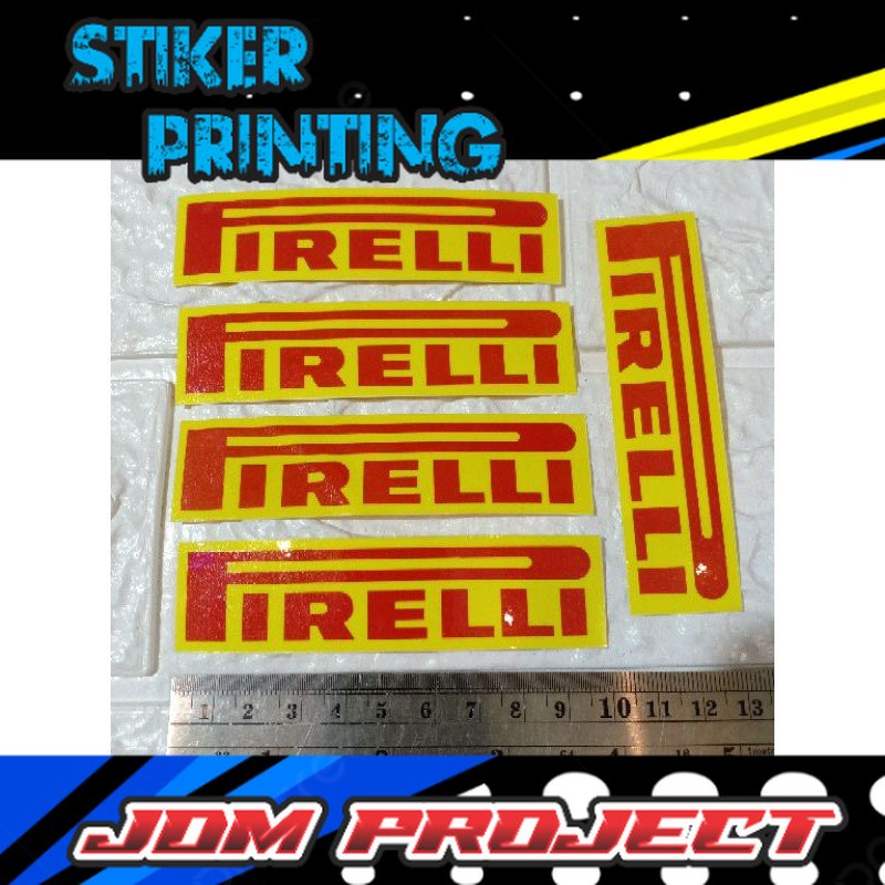 Jual stiker racing pirelli harga 1pcs JDM | Shopee Indonesia