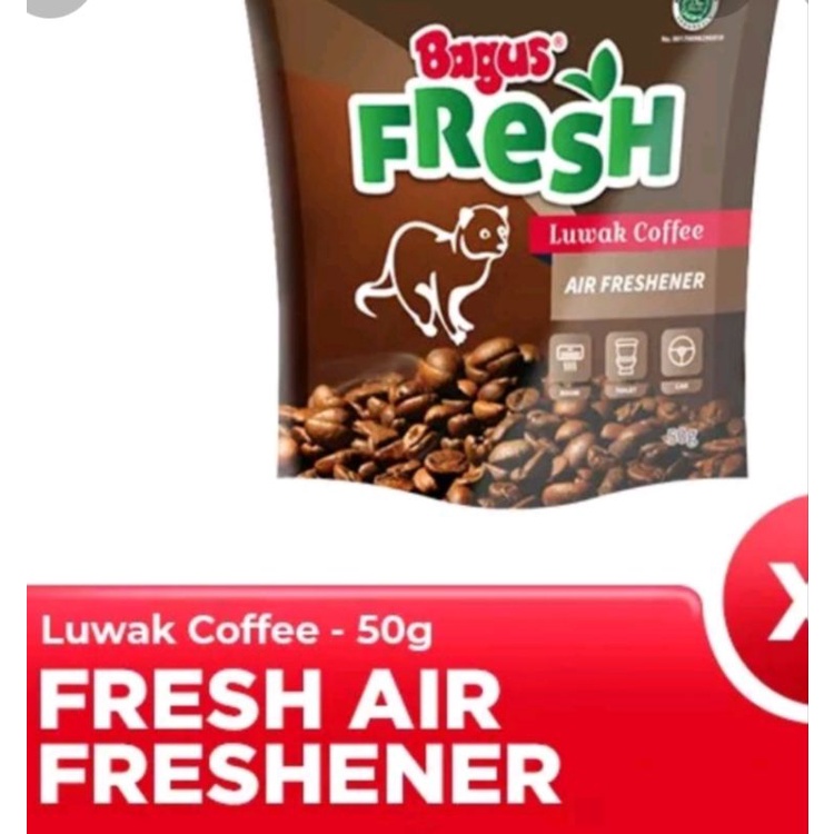 Jual BAGUS Fresh Air Freshener Luwak Coffe 50g | Shopee Indonesia