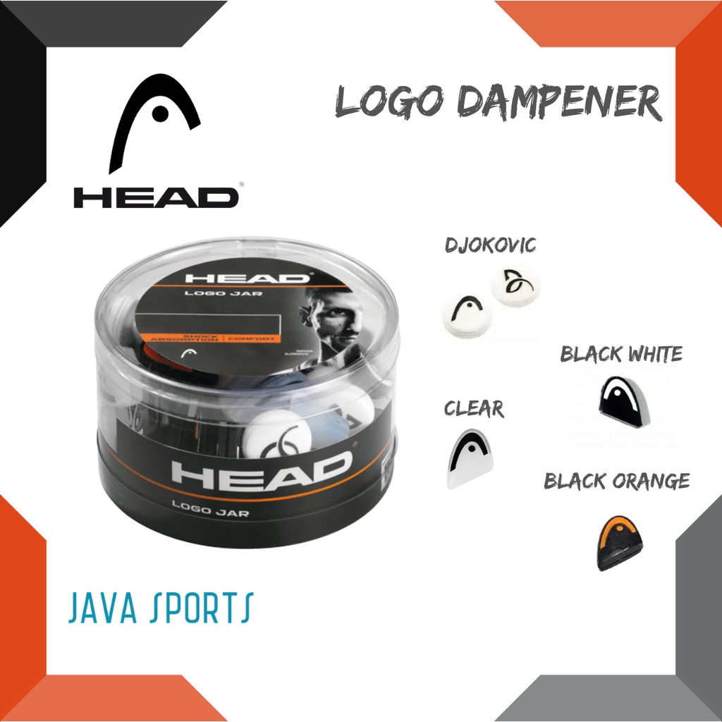 Jual Peredam Tenis Head Logo X1 Antigetar Damper | Tennis Dampener ...