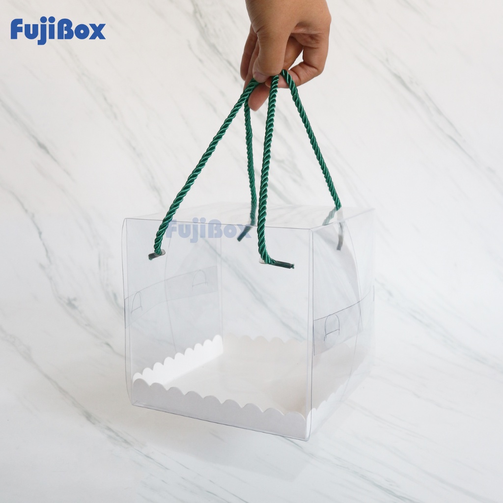 Jual (10 PCS) MIKA BOX TALI KOTAK HAMPERS 15 x 15 x 15 | Shopee Indonesia