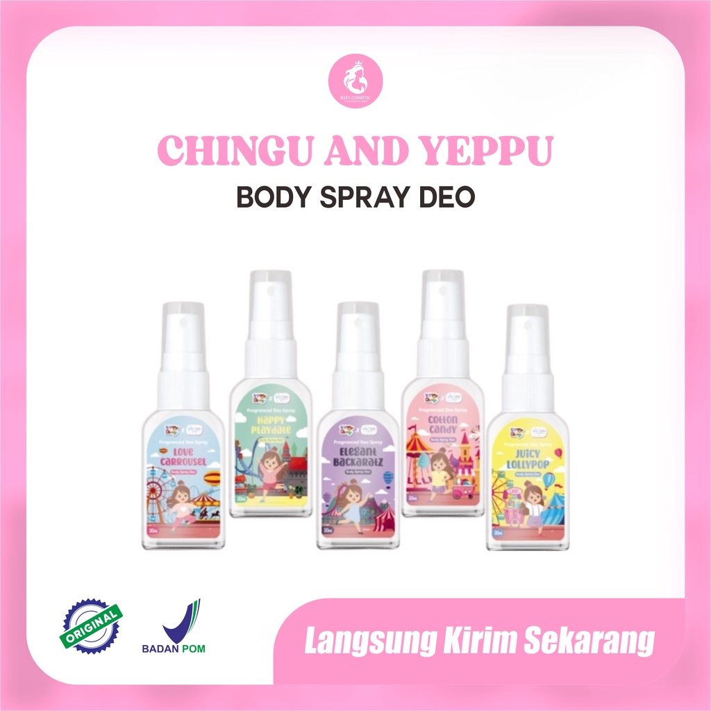 Jual Chingu x Yeppu Yeppu by Kiyowo Fragranced Deo Spray Body Soray Deo 30ml Shopee Indonesia