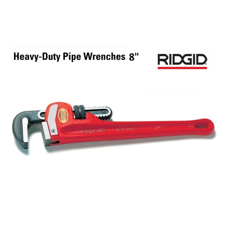 Jual Heavy Duty Straight Pipe Wrench Ridgid 8" Pipa wrench 31005