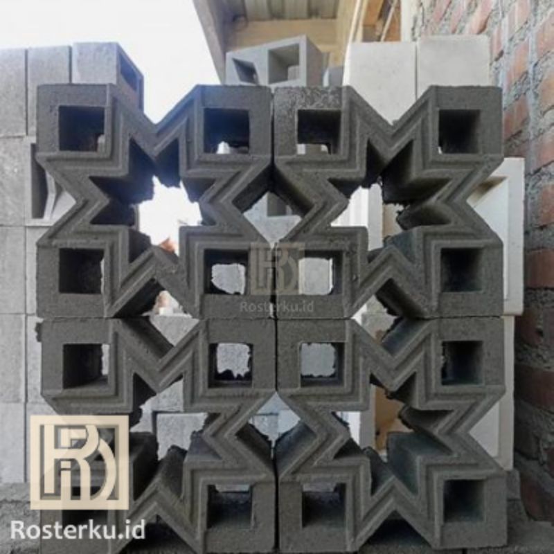 Jual Roster beton minimalis motif mahadewa abu | Shopee Indonesia