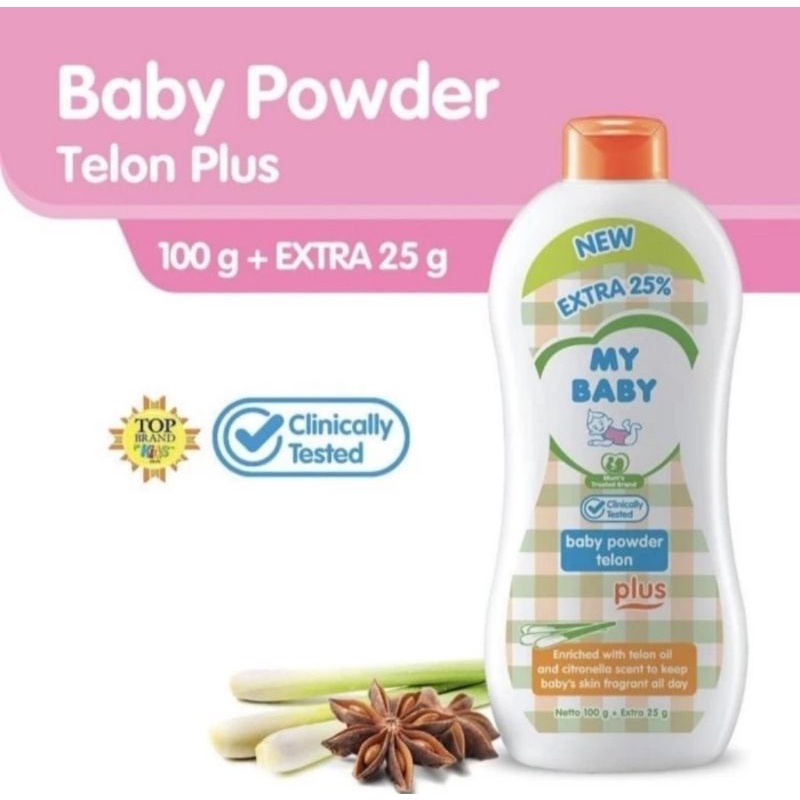 Jual My baby powder telon plus 100 gr | Shopee Indonesia