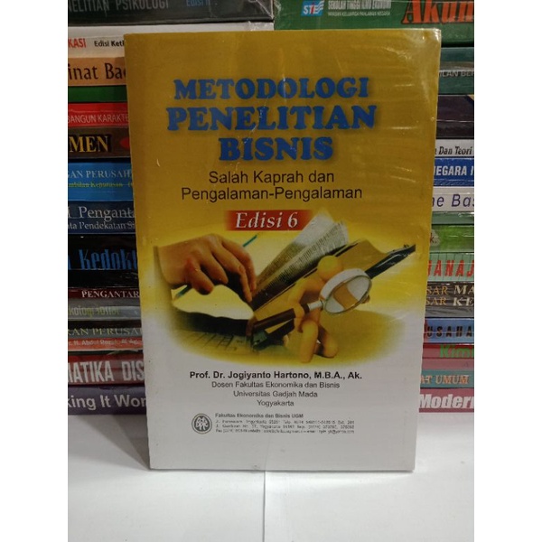 Jual Buku Metodologi Penelitian Bisnis Edisi 6 -Prof. Dr. Jogiyanto ...