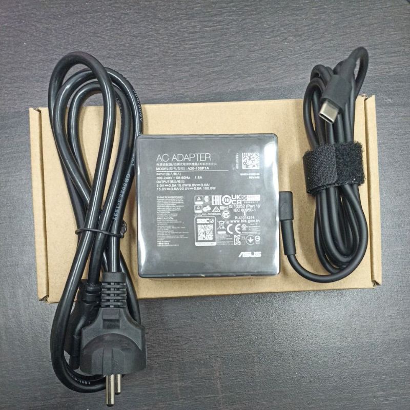 Jual Adaptor Asus ROG Flow X13 GV301 Z13 A20-100P1A 20V 5A 100W USB ...