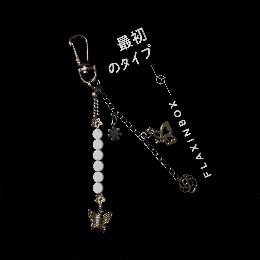 Jual [CUSTOM] flaxinbox 2 strand keychain/gantungan kunci kustom ...