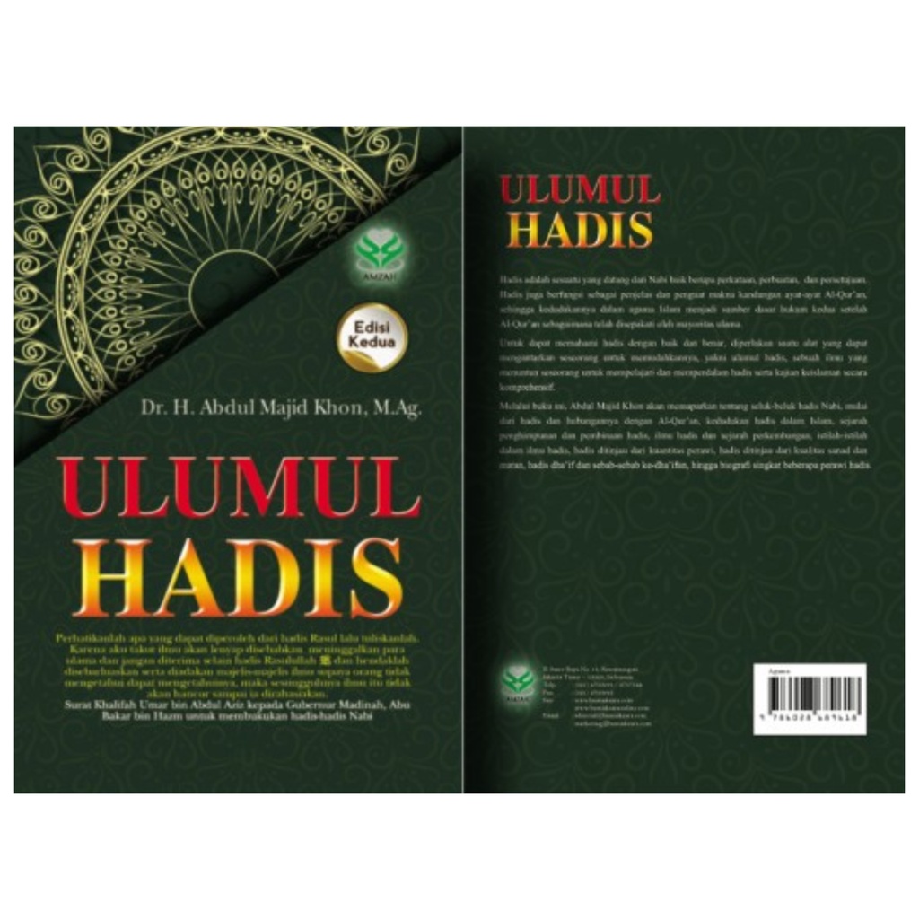 Jual Ulumul Hadis Edisi Kedua - Abdul Majid Khon - BA | Shopee Indonesia