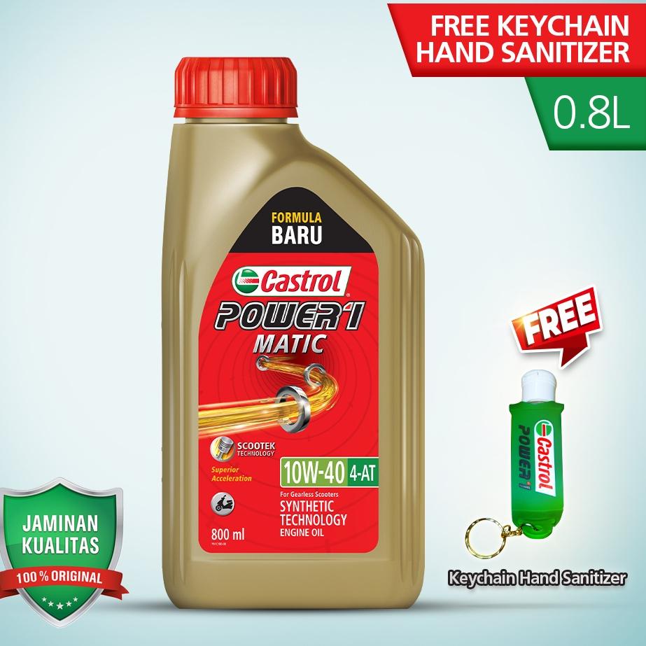 Jual Pasti Hemat Oli Mesin Motor Castrol POWER1 Matic 10W-40 Kemasan 0 ...