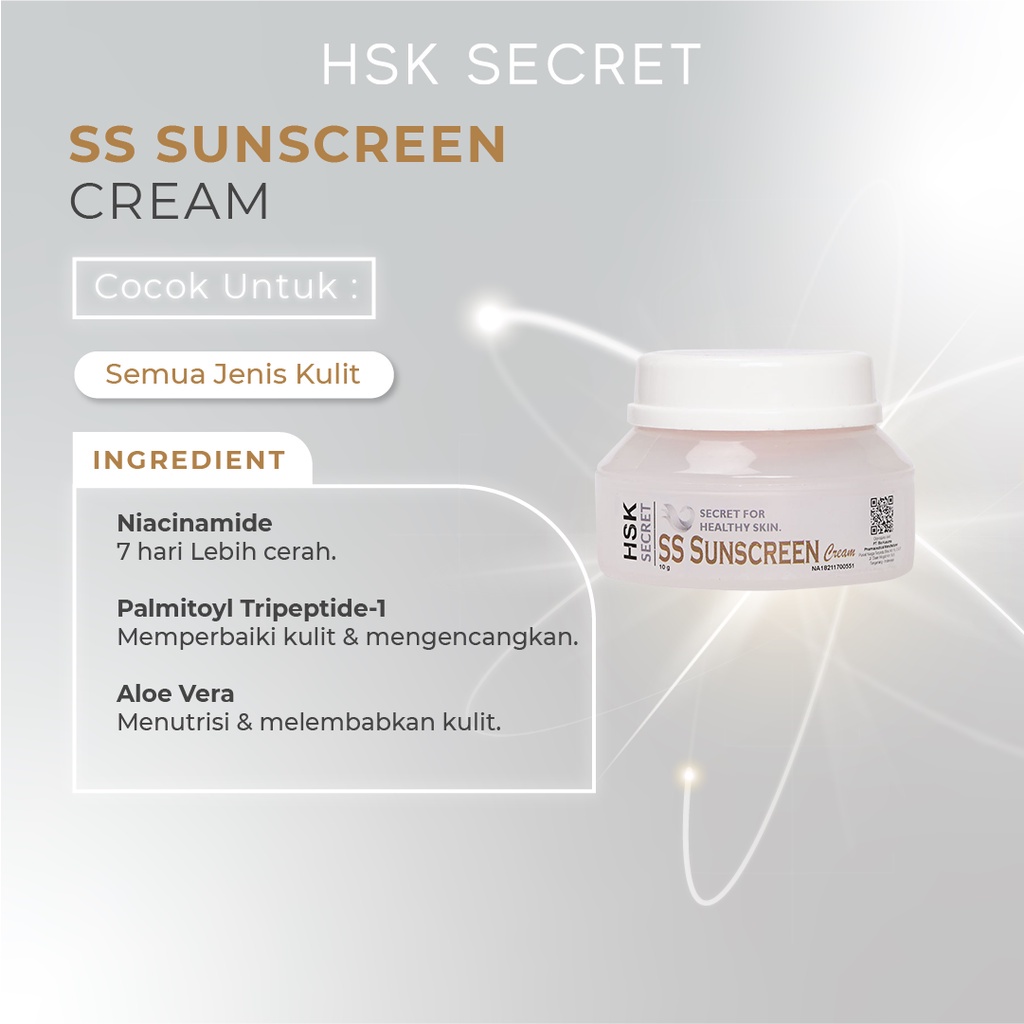 Jual HSK Secret SS Sunscreen SPF 50 PA+++ | Melindungi Kulit dari Sinar ...