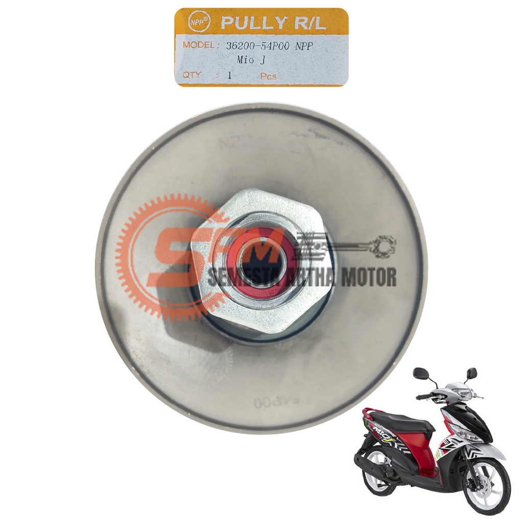 Jual NPP Ori Puli Mio J Xride Pully Motor Matic Pulley Belakang Only ...