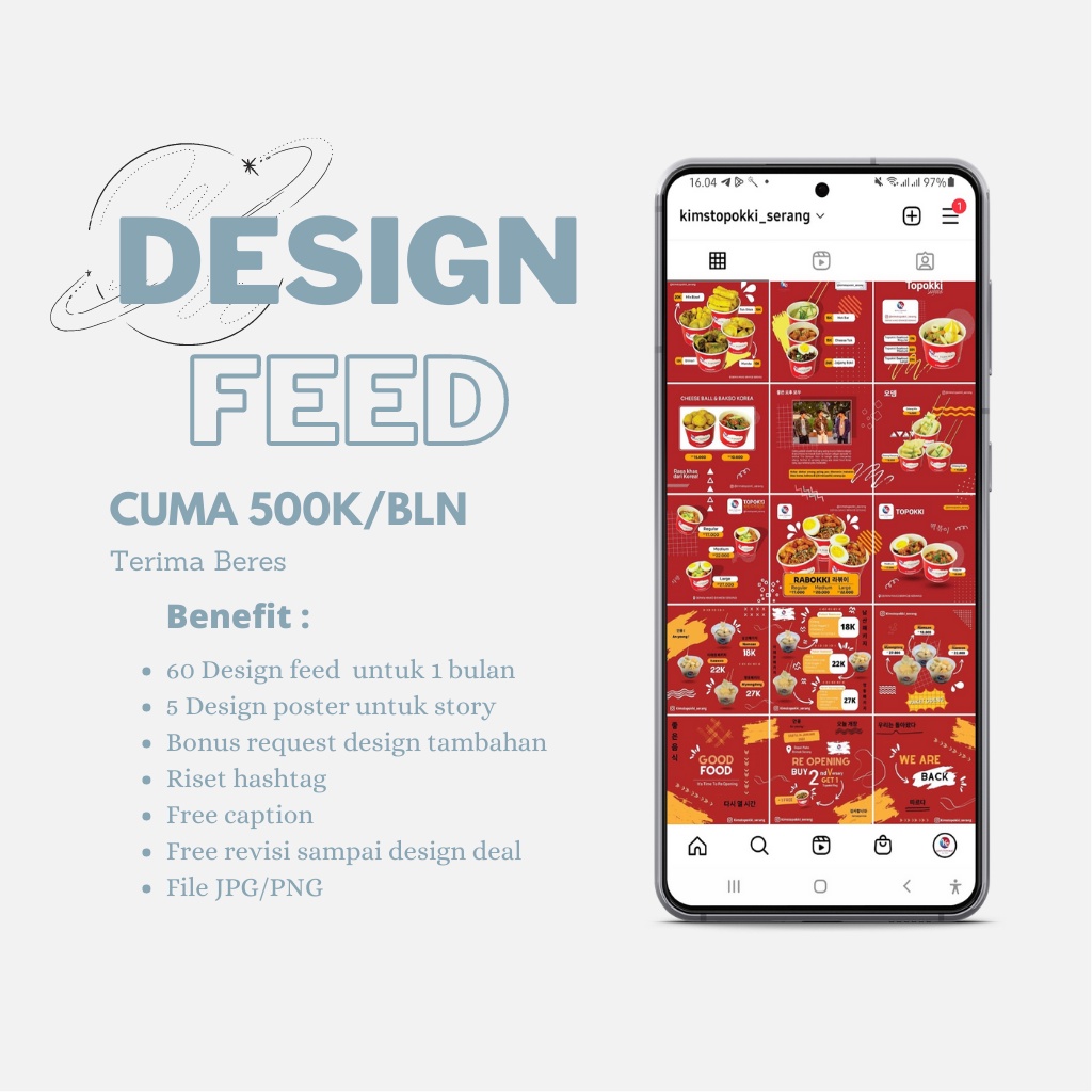 Jual JASA DESIGN FEED INSTAGRAM || KELOLA INSTAGRAM | Shopee Indonesia