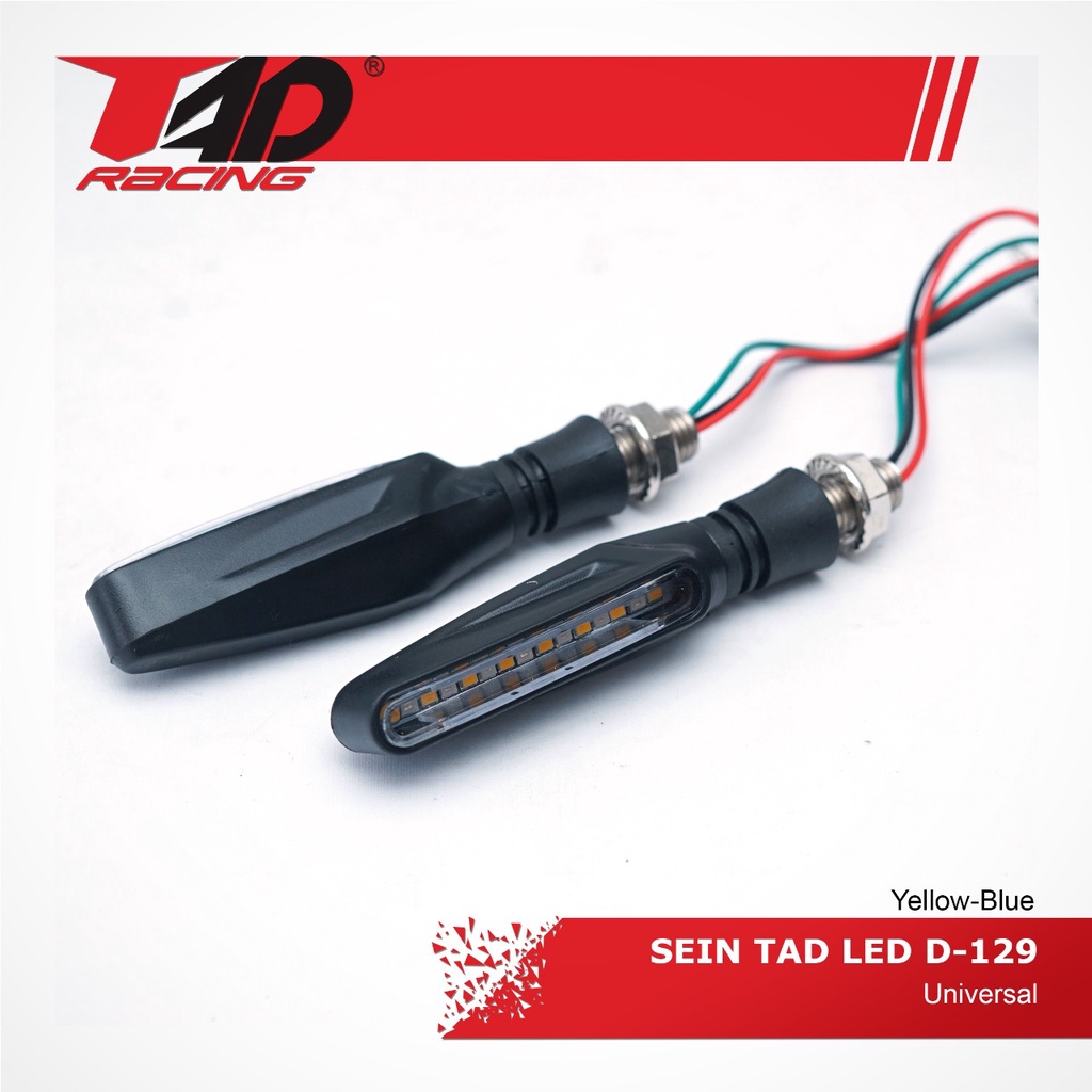Jual LAMPU SEN TAD LED D-129 YELLOW/BLUE (1SET KANAN KIRI) | Shopee ...