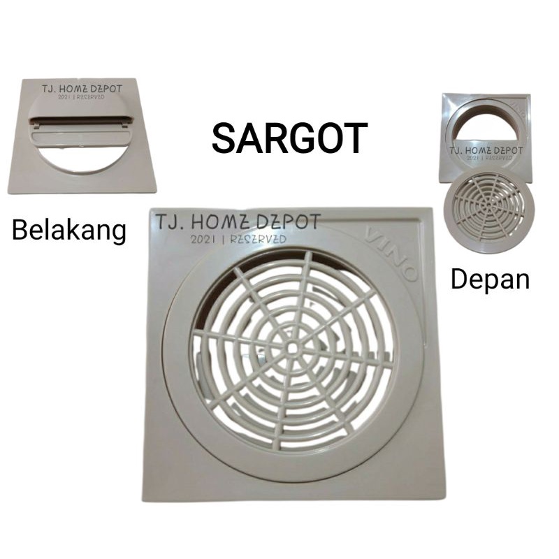 Jual Saringan Got Kamar Mandi VINO Sargot PVC Avur Laba-Laba Floor ...
