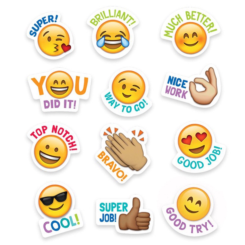 Jual STICKER REWARD ROLL LABEL STIKER REWARD MOTIF EMOJI MOTIVASI ANAK ...